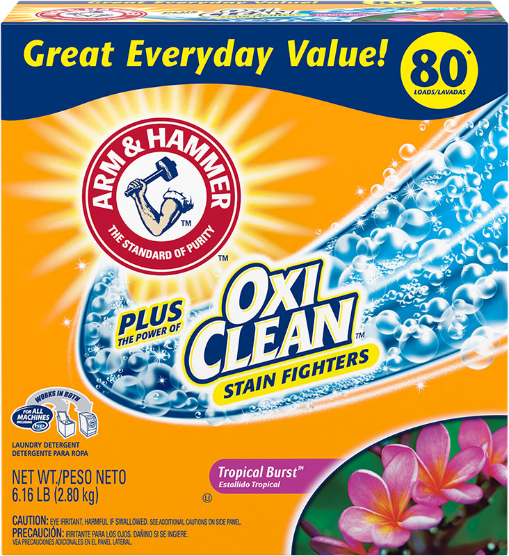 ARM & HAMMER™ Powder Laundry Detergent plus OxiClean™, Tropical Burst